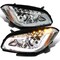 Spec-D Tuning 08-12 Chevrolet Malibu Projector Headlights - Chrome 2LHP-MBU08-TM - alternate 1